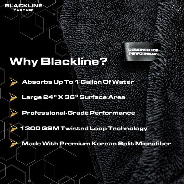 Blackline Streak-Free Car Towel
